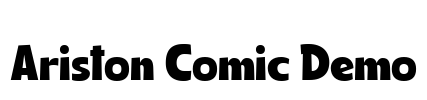 Ariston Comic Demo Font Image