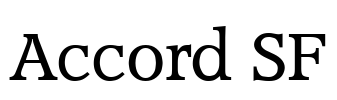 Accord SF Font Image