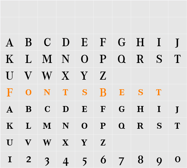 Corporate A Expert BQ Character Map