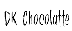 DK Chocolatte Font Image