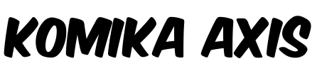 Komika Axis Font Image