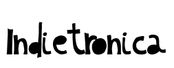 Indietronica Font Image