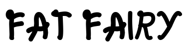 Fat fairy Font Image