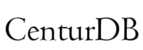 CenturDB Font Image