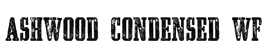 Ashwood Condensed WF Font Image