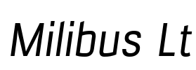 Milibus Lt Font Image