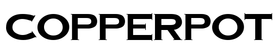 CopperPot Font Image