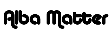 Alba Matter Font Image