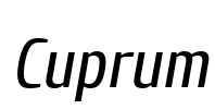 Cuprum Font Image