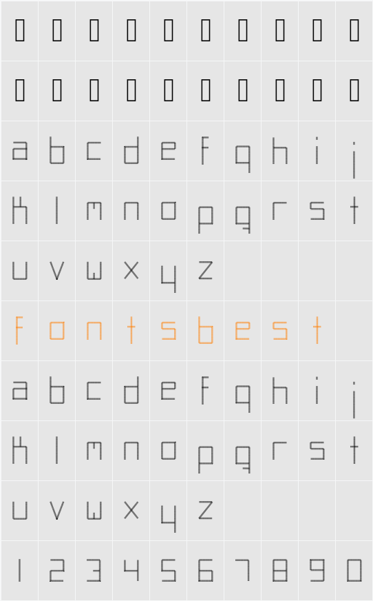 Abstracta Character Map