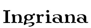 Ingriana Font Image