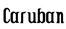 Caruban Font Image