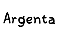 Argenta Font Image