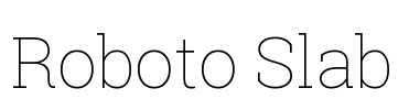 Roboto Slab Font Image