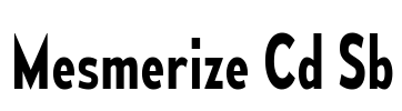 Mesmerize Cd Sb Font Image