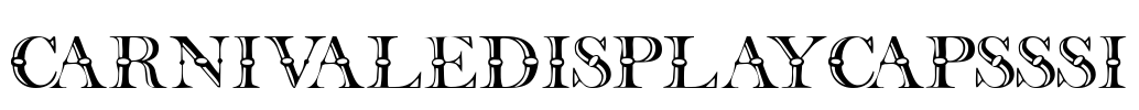 CarnivaleDisplayCapsSSi Font Image