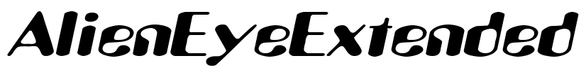 AlienEyeExtended Font Image