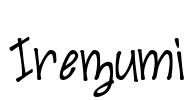 Irezumi Font Image