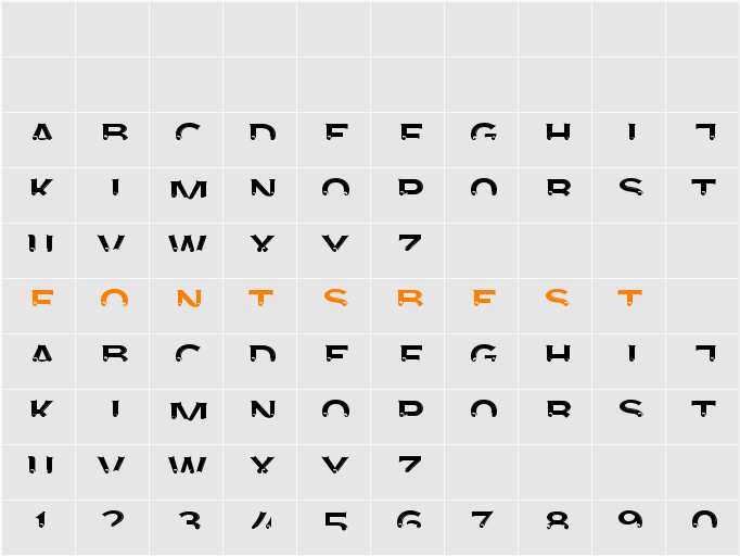 AgreloyInT3 Character Map