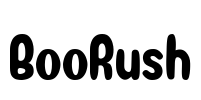 BooRush Font Image