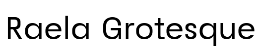 Raela Grotesque Font Image