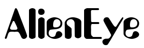 AlienEye Font Image