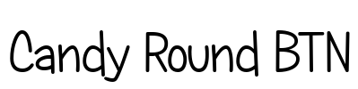 Candy Round BTN Font Image