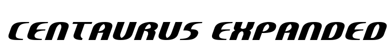 Centaurus Expanded Font Image