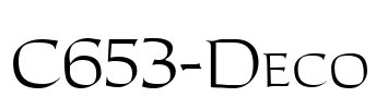 C653-Deco Font Image