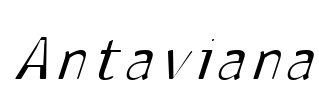 Antaviana Font Image