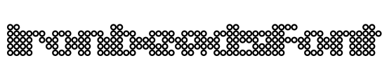 Ironbeadsfont Font Image