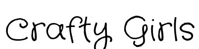 Crafty Girls Font Image