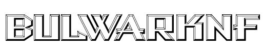 BulwarkNF Font Image