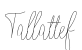 Tallattef Font Image