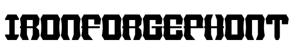 IronForgePhont Font Image