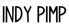 Indy Pimp Font Image