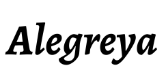 Alegreya Font Image