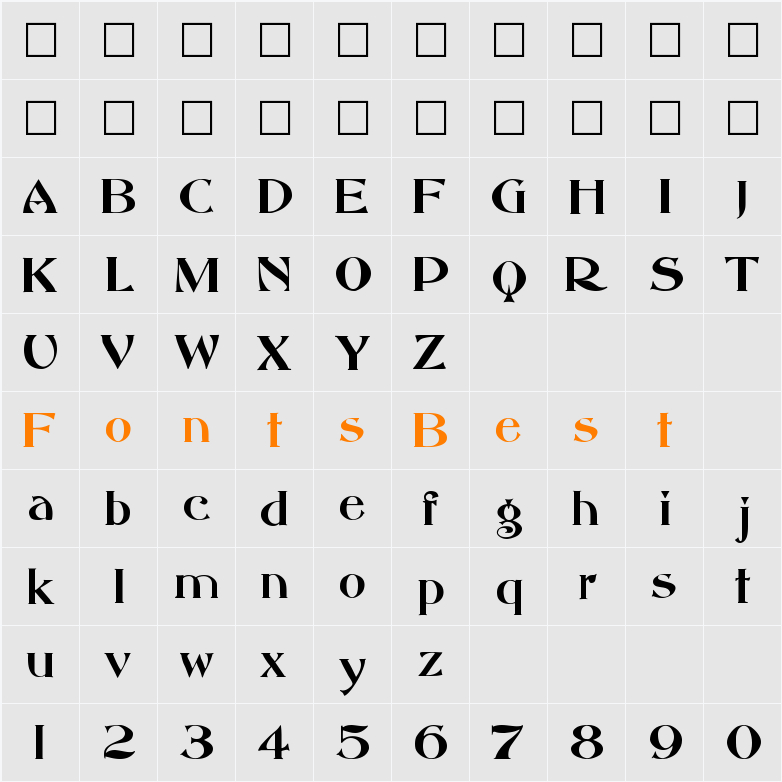 Abbess Character Map