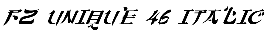 FZ UNIQUE 46 ITALIC