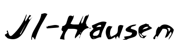 JI-Hausen Font Image