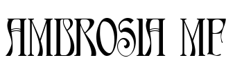 Ambrosia MF Font Image