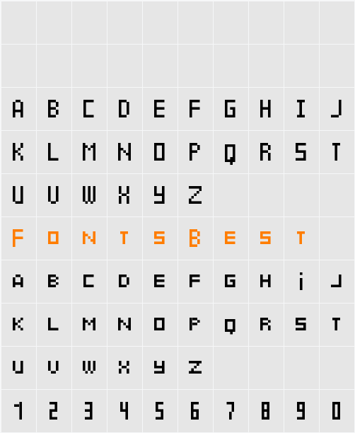 CyrBit Character Map