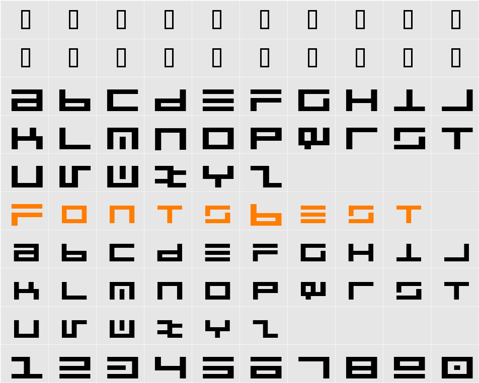 CyberspeakExtended Character Map