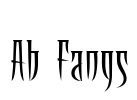 Ab Fangs Font Image