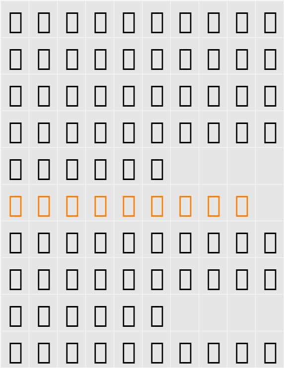 Aerospace BT Character Map