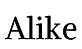 Alike Font Image