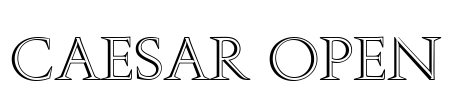 Caesar Open Font Image