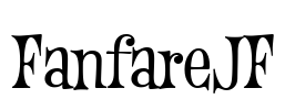 FanfareJF Font Image