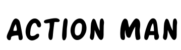 Action Man Font Image