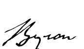 Byron Font Image